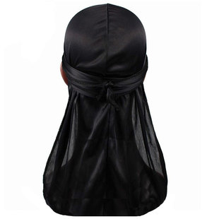 DURAG头巾男女包头防晒夏运动头带美式嘻哈HIPHOP街舞说唱无边帽