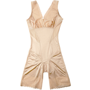 塑身衣薄款产后收肚子强力收腹束腰翘臀塑形连体衣裤收胯美体束身