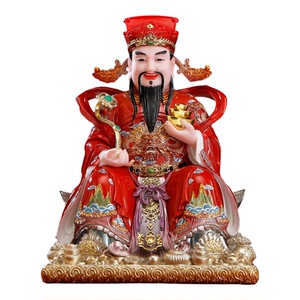 新款如意财神爷佛像汉白玉神像