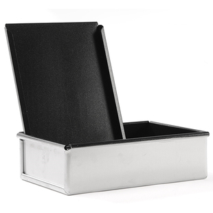 三能金砖吐司盒320g面包模具低糖生吐司烘焙模具带盖不沾粘SN2092