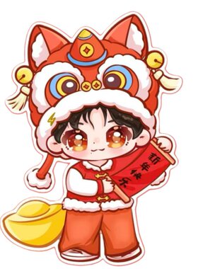 Q版手绘头像卡通明星形象周边