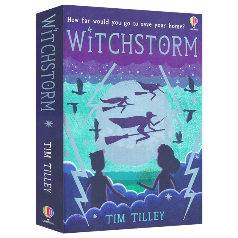 Witchstorm 尤斯伯恩 女巫风暴 章节小说 奇幻魔法故事 青少年英语课外读物 寻找失踪女巫宝藏探险之旅 英文原版进口儿童图书