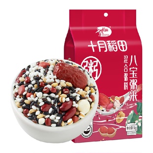 十月稻田腊八粥八宝粥米五谷杂粮粗粮早餐主食粥红豆红枣黑米