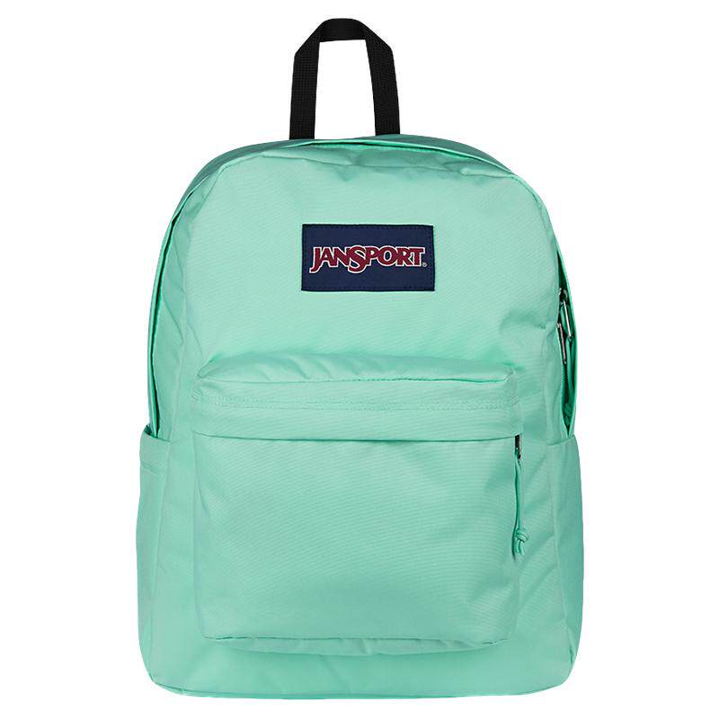 JanSport 25年新款薄荷绿/半夏绿学生双肩背包轻便森系通勤电脑包