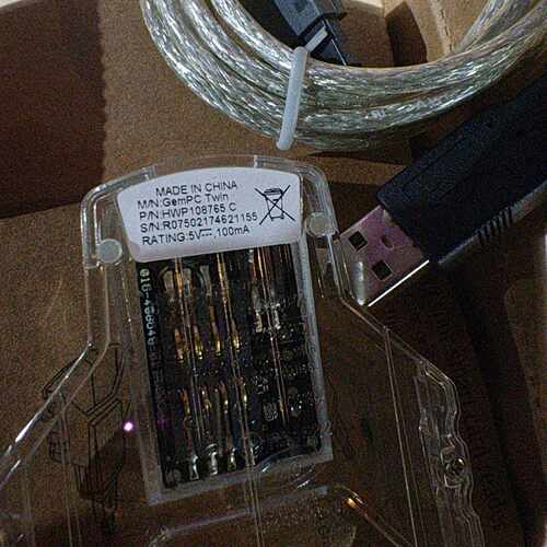 议价GemPC Twin读卡器模块 拆机件，带USB线，型号HW维修