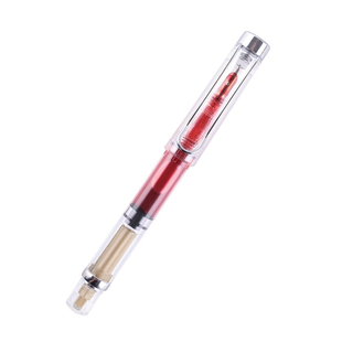 永生3009活塞钢笔美工尖书法透明示范大容量钢笔暗尖高颜值