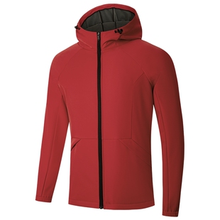 361度连帽保暖外套男2025冬季新款梭织加绒外套常规舒适运动外套