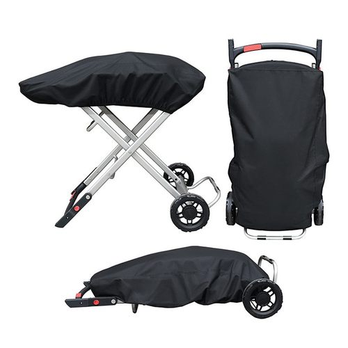 户外便携式烧烤架罩防尘罩烧烤炉罩户外防晒家具雨水可折叠防罩