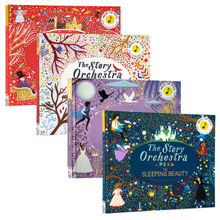 古典音乐故事绘本10册 英文原版音乐发声书英语 天鹅湖/胡桃夹子/睡美人 The Story Orchestra Swan Lake 柴可夫斯基/莫扎特收藏版