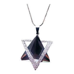 韩版时尚水晶毛衣链女长款项链百搭衣服配饰简约挂饰秋冬吊坠装饰