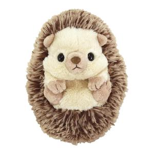 日本sunlemon仿真滚动刺猬小公仔毛绒玩具玩偶生日女生圣诞礼物