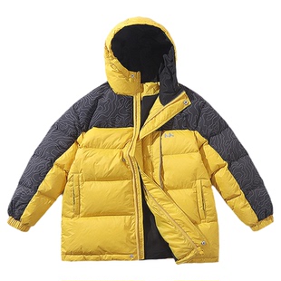 mipo冬季儿童羽绒服连帽男女童反光上衣加厚休闲户外保暖冬装外套