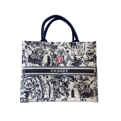 霸王茶姬周边茶马古道帆布包新款2025帆布包大尺寸