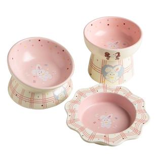 Petdebby钢琴兔宠物碗套装狗碗猫咪饭碗水碗养猫新手必备宠物用品