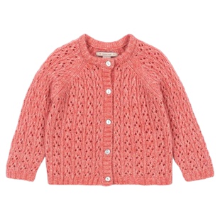 3件5折 Little现货 丹麦Konges FW25针织开衫男女童针织外套毛衣