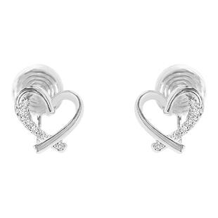 镂空银色爱心蚊香盘耳夹女无耳洞新款轻奢高级感小众精致绝美耳饰