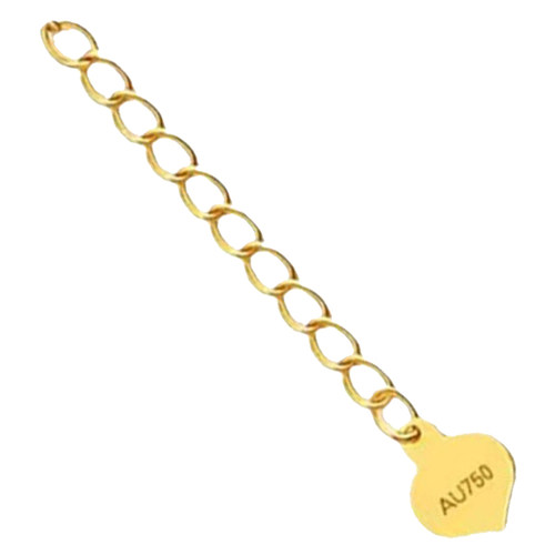 18K金延长链项链链尾手链彩金加长链玫瑰金配件黄金白金可调节链