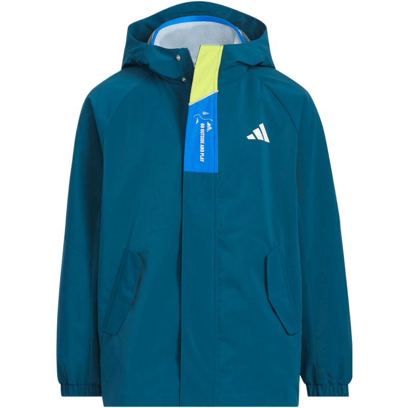 adidas阿迪达斯男大童运动训练两件套连帽夹克外套KC0212