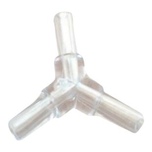 气管分流三通塑料水晶三叉三通接头一分二鱼缸水族箱氧气泵增氧泵