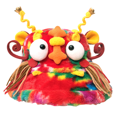 皮洛姆国潮原创新年招财虎渔夫帽