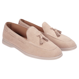 【翻毛小羊皮】chioryn青润LP乐福鞋男老钱软底豆豆鞋summerwalk