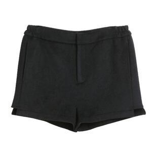 独立设计秋冬毛呢短裤百搭开叉阔腿裤靴裤小宽松帅气显瘦通勤简约