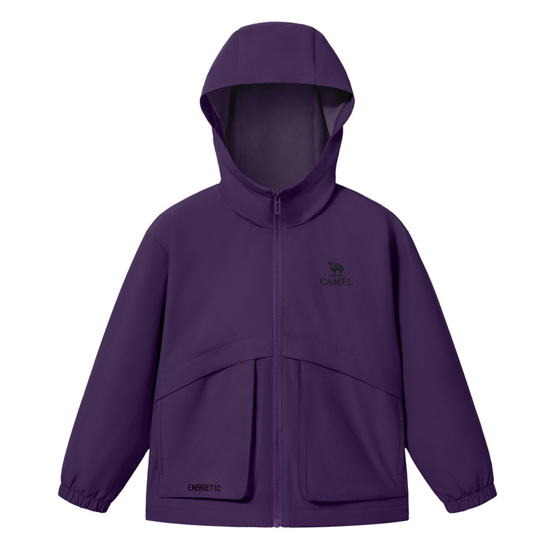 骆驼儿童梭织外套户外运动服风衣
