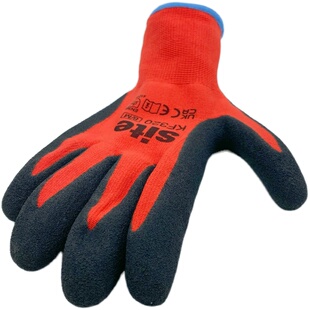 丁腈喷盐磨砂手套外贸出口款二级品防滑防油耐磨汽修搬运工地防护