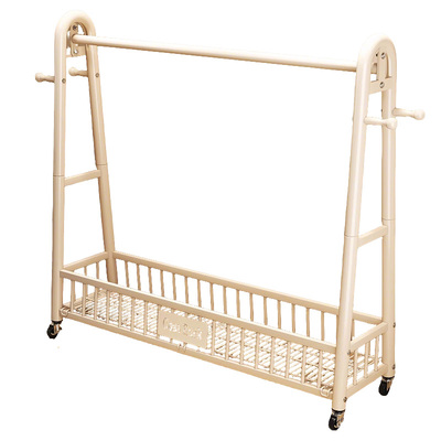 【高颜值】双层收纳可移动挂衣架