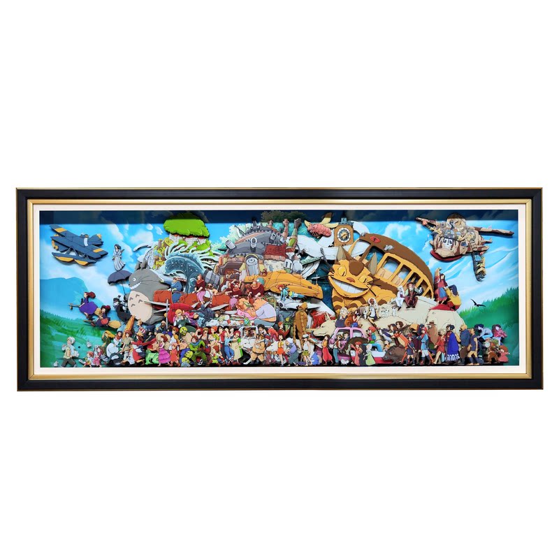 宫崎骏动画作品全员3D立体画
