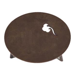 三脚复古铜壶托壶垫紫砂壶底座茶承壶承托架茶垫干泡台茶托支架