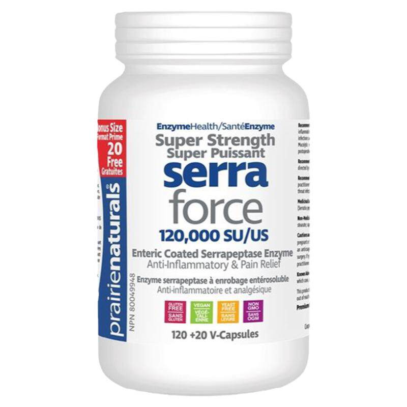 加拿大 Prairie Naturals Serra Force 舍雷肽酶 蝴蝶酵素