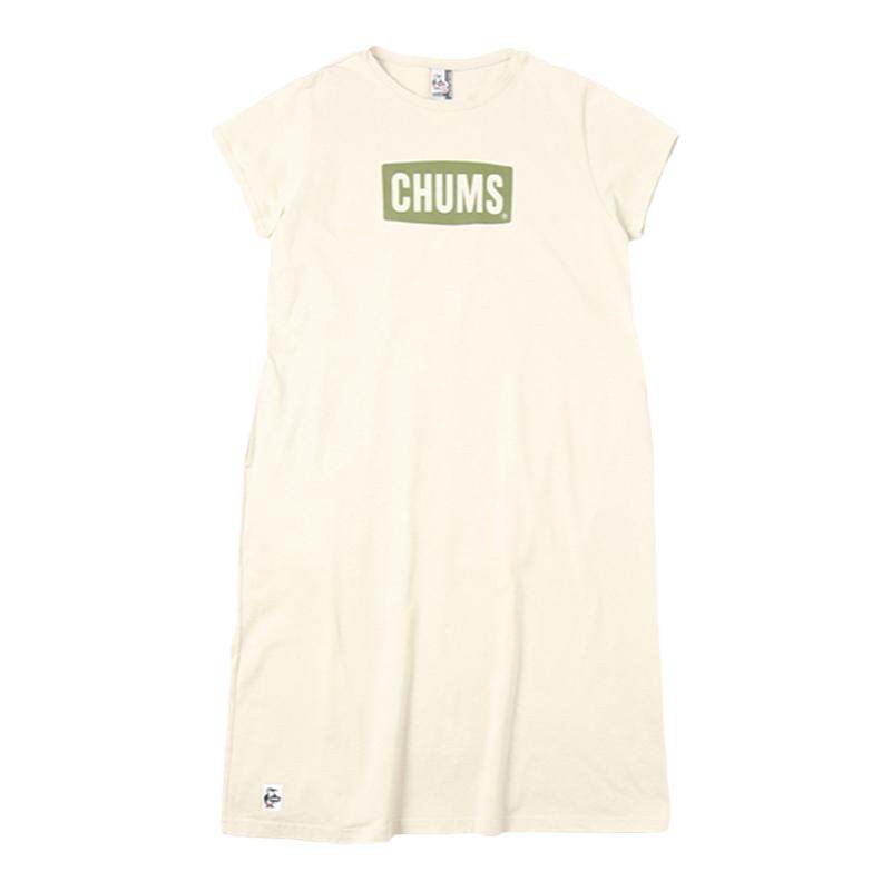 CHUMS户外休闲夏季短袖连衣裙