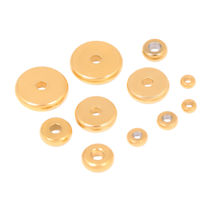 304不锈钢隔片金色银色水晶手链手串隔珠钛钢垫片不掉色串珠配件