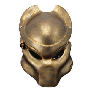 万圣节异形大战铁血战士面具野战CS防护面罩户外隐者独狼面具