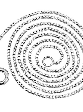 韩版时尚风长款盒子链