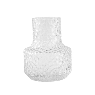 轻奢花瓶摆件客厅插花高级感玻璃大口径水培鲜花芍药专用餐桌装饰