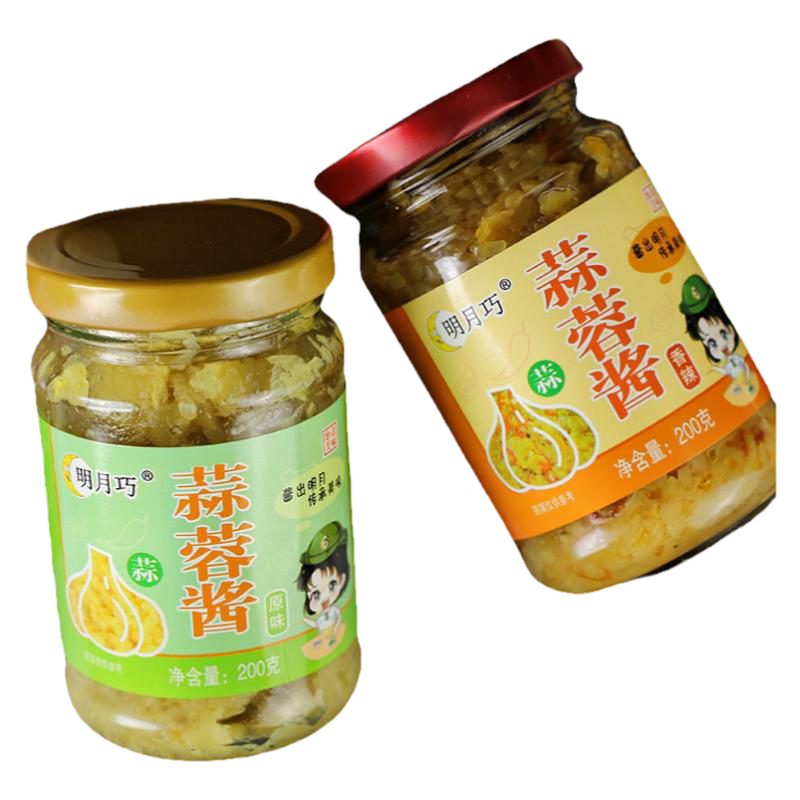 新鲜蒜蓉酱原味香辣拌饭酱料