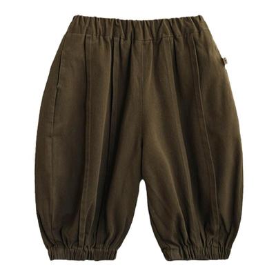 砚台家男童纯色灯笼裤