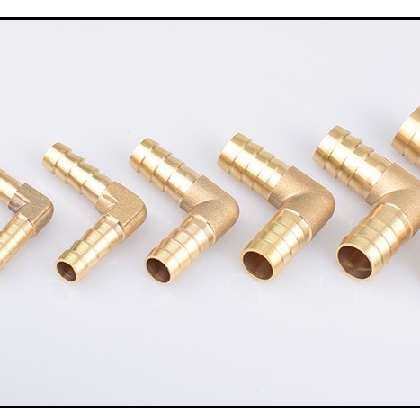 双头直角90度铜弯头宝塔接头铜快速接头双头宝塔咀19/16/14/12/10