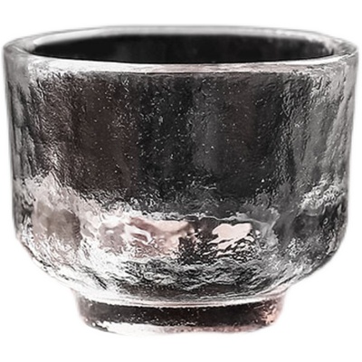 贰麻酒馆玻璃锤具锤纹小酒壶清酒