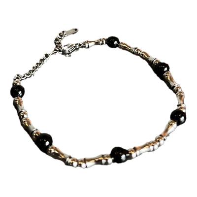 小众设计钛钢手链男潮牌简约个性手饰男生嘻哈男士高级感不掉色