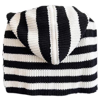 秋冬季设计感小众针织连帽披肩女