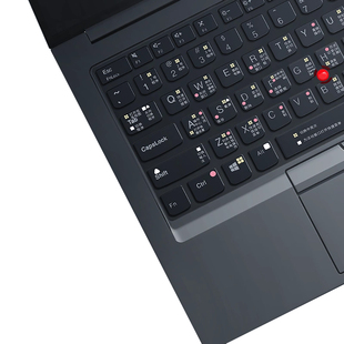 适用联想ThinkPadE14键盘膜T14p快捷键E16笔记本P16s电脑X1 Carbon保护膜15功能P17防尘罩S2 Yoga全覆盖E490