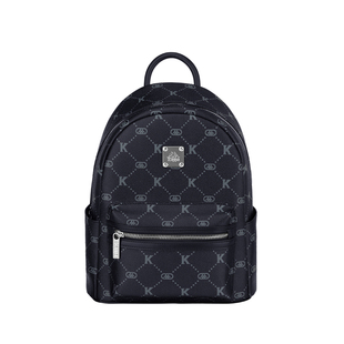 Kappa卡帕 双肩包2026年新款通勤大学生书包黑大容量潮流旅行背包