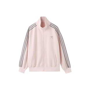 【宋正恩宋小恩~】韩系休闲粉色加绒外套女秋冬百搭宽松慵懒卫衣