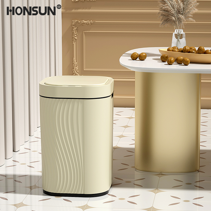 智能垃圾桶感应式家用带盖2025新款厕所卫生间客厅自动电动卫生桶