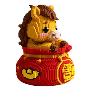 福袋马年积木成人版高难度益智拼装玩具适用于乐高2026年新款摆件