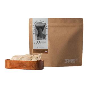 【零食】3m5pet三文鱼冻干猫咪狗通用零食犬猫通用纯肉原切全期