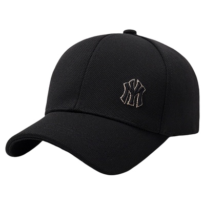 潮牌棒球帽硬顶时尚复古字母刺绣鸭舌帽运动男女遮阳帽子显脸小